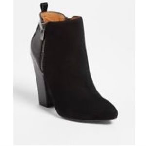 Halogen Black Suede Bootie